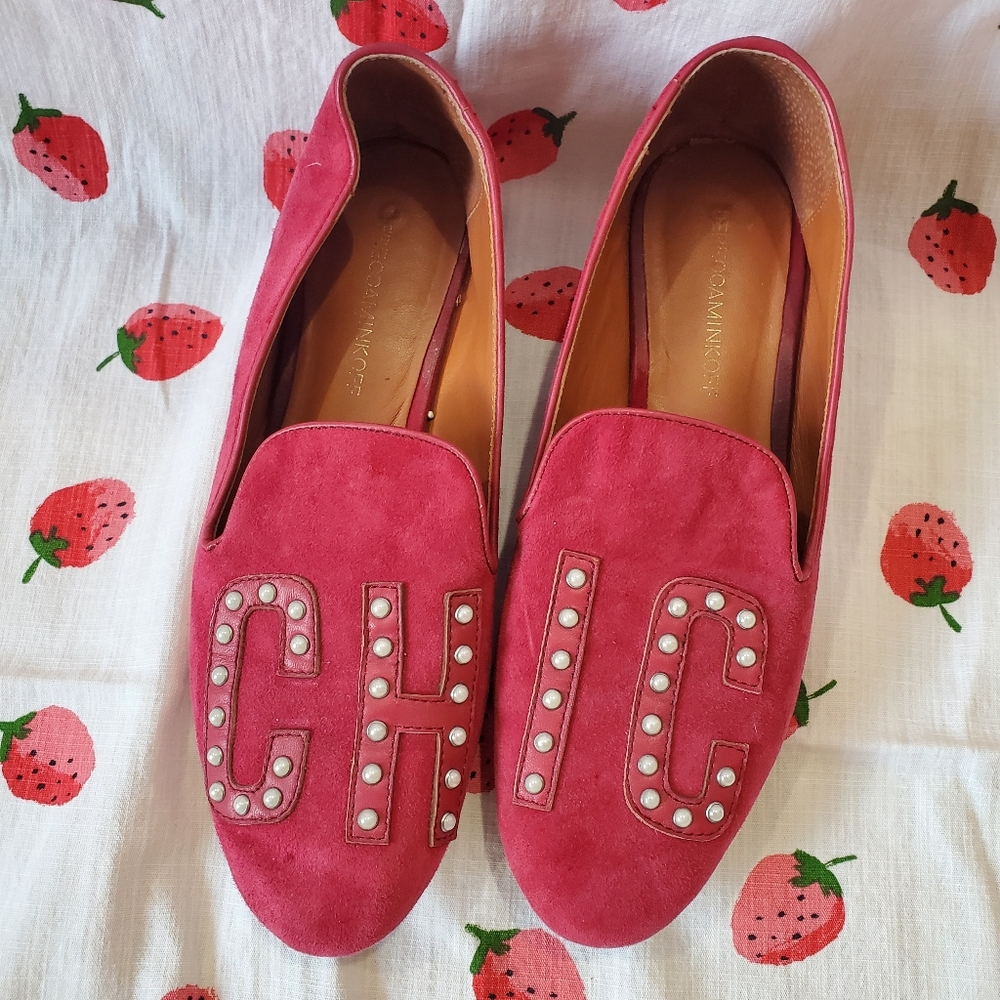 Rebecca Minkoff Red Suede Women's Loafers